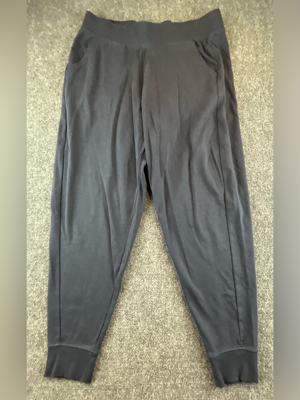 Pact Women's Blue Airplane Jogger Size Large Organic Cotton